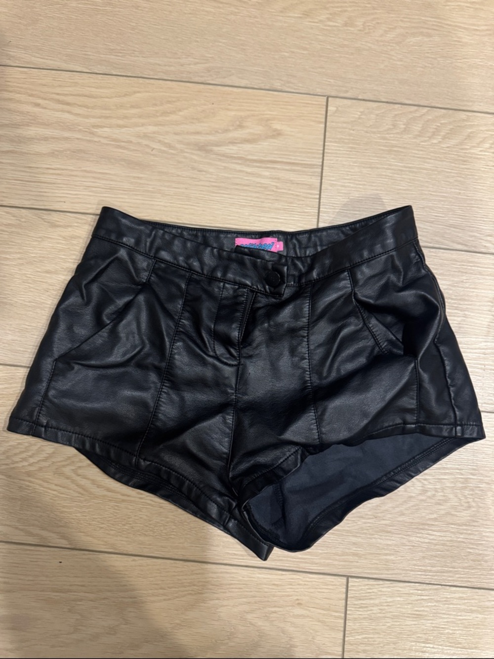 Edikted Micro Short Vegan Leather Shorts